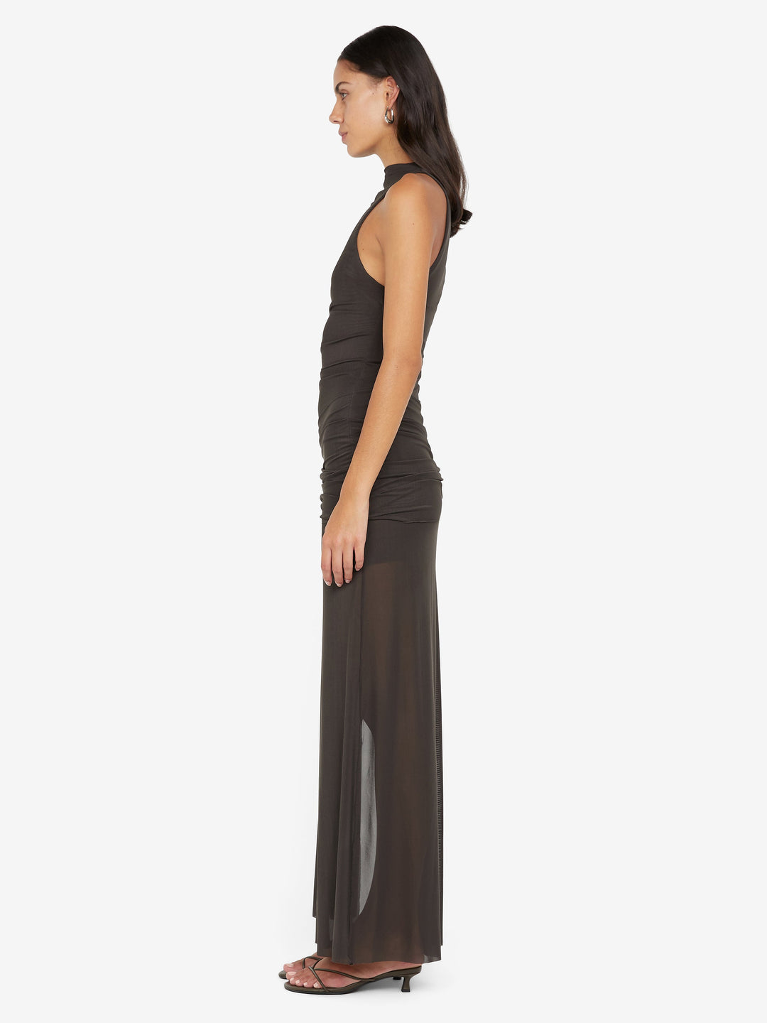 BLAINE DRAPE MAXI DRESS - CEDAR