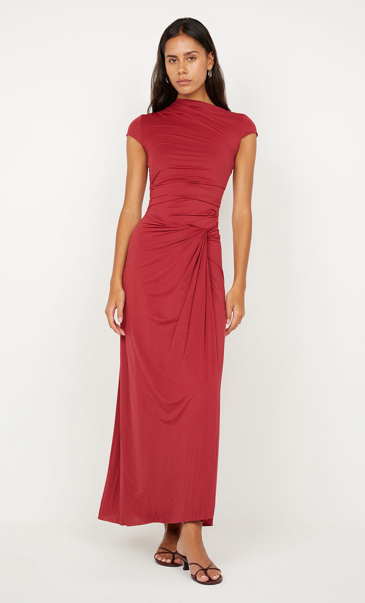 SUSIE MAXI DRESS - CHERRY