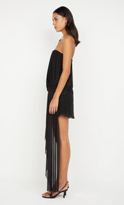 DANKA STRAPLESS MINI DRESS - BLACK