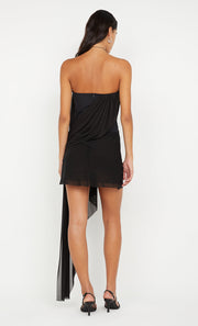DANKA STRAPLESS MINI DRESS - BLACK