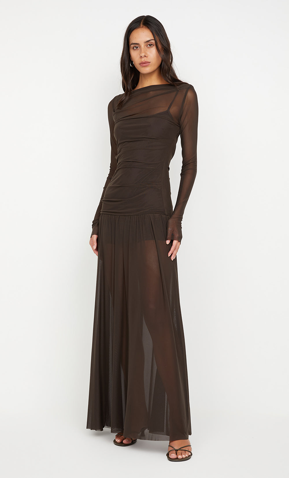Blaine Long Sleeve Maxi Dress - Cedar - 10 Blaine Long Sleeve Maxi Dress - Cedar - 10