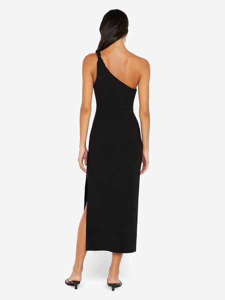 Ariven ASYM MIDI Dress - Black