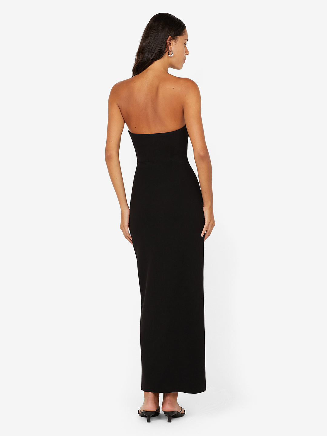 RAFI STRAPLESS DRESS - BLACK