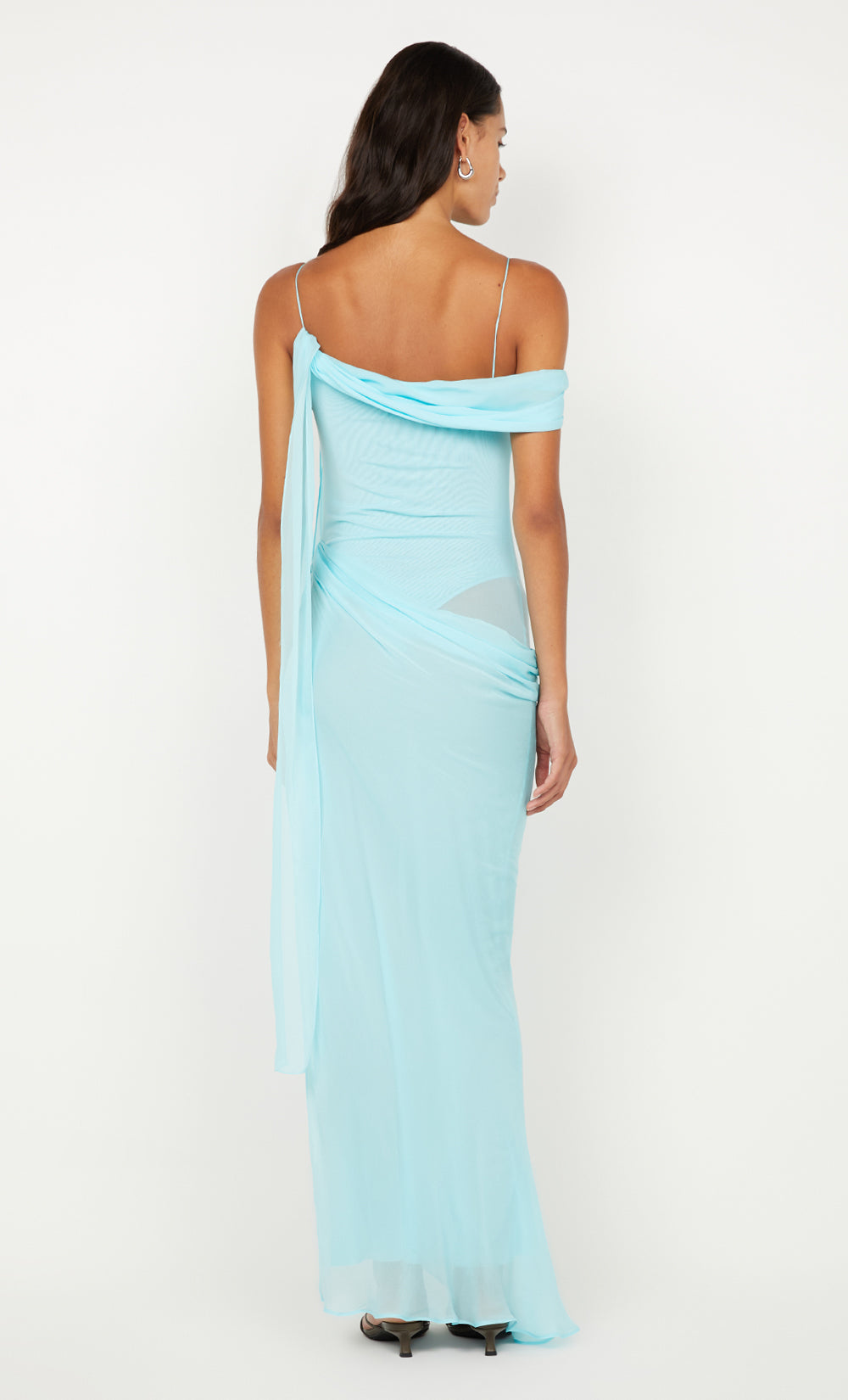 DANKA ASYM MAXI DRESS - TURQUOISE
