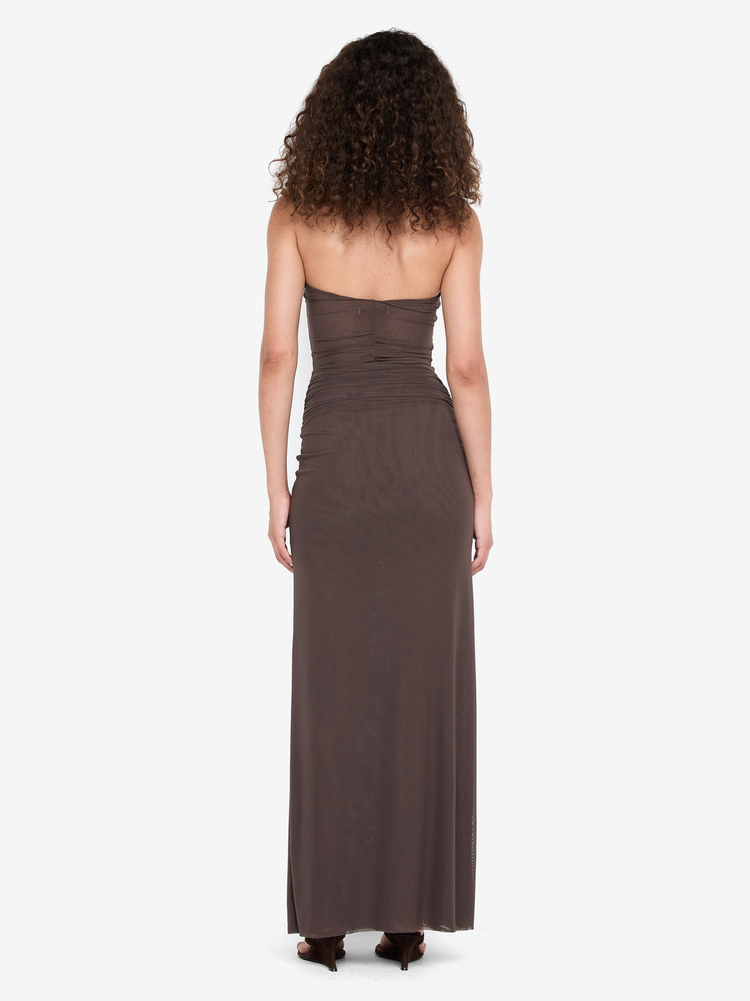 decadence strapless maxi dress brown product info and reviews decadence strapless maxi dress brown product info and reviews Chocolate Strapless Drape Maxi Dress