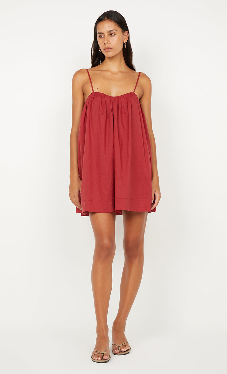 VIVIAN MINI DRESS - CHERRY
