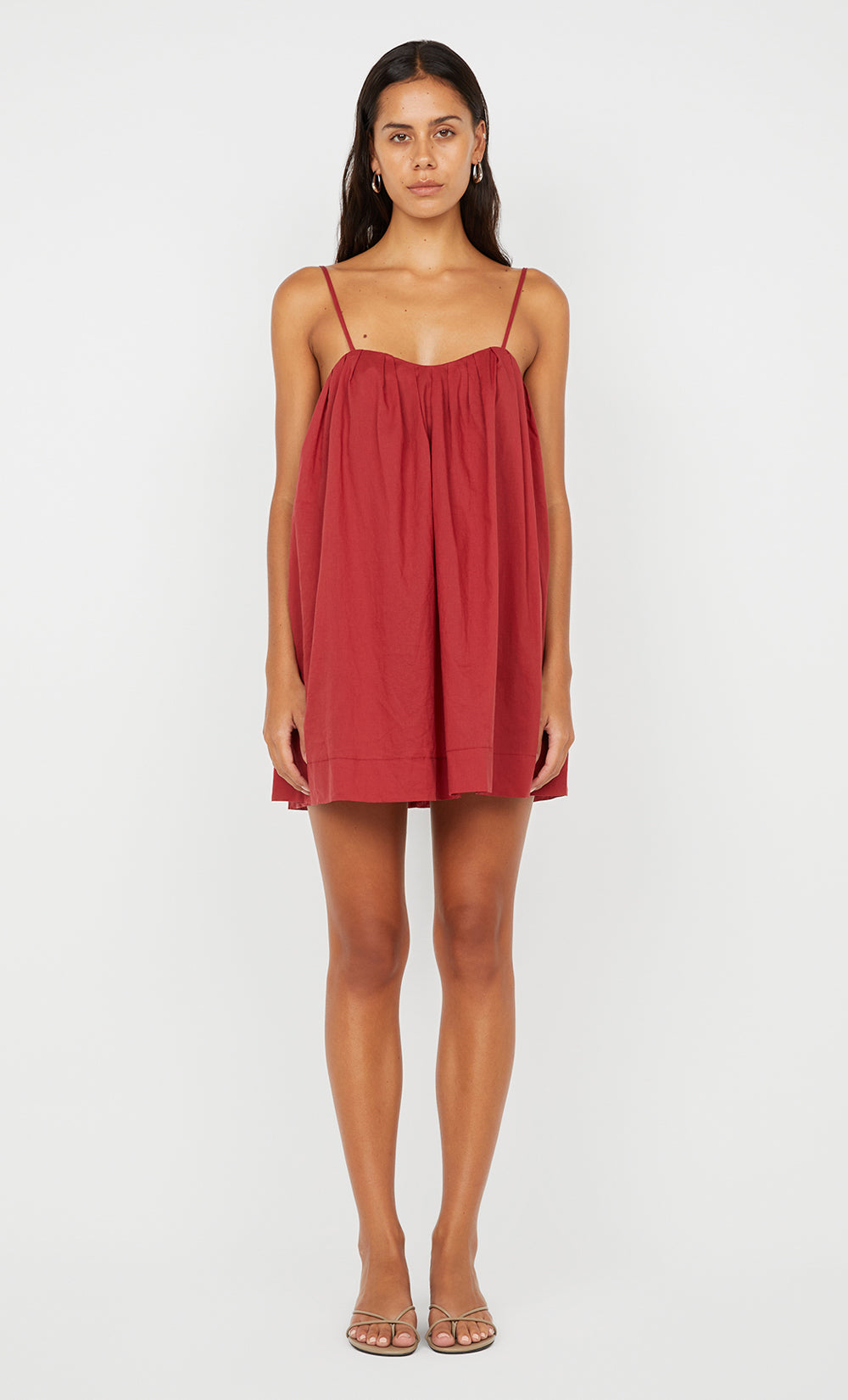 VIVIAN MINI DRESS - CHERRY