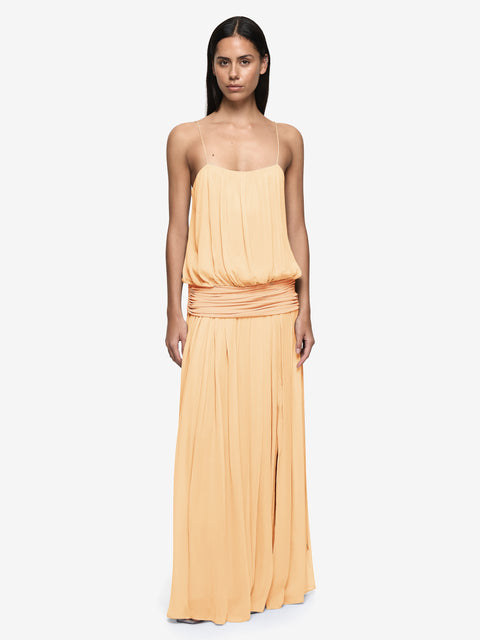 CAMILLE BLOUSON DRESS - SHERBET