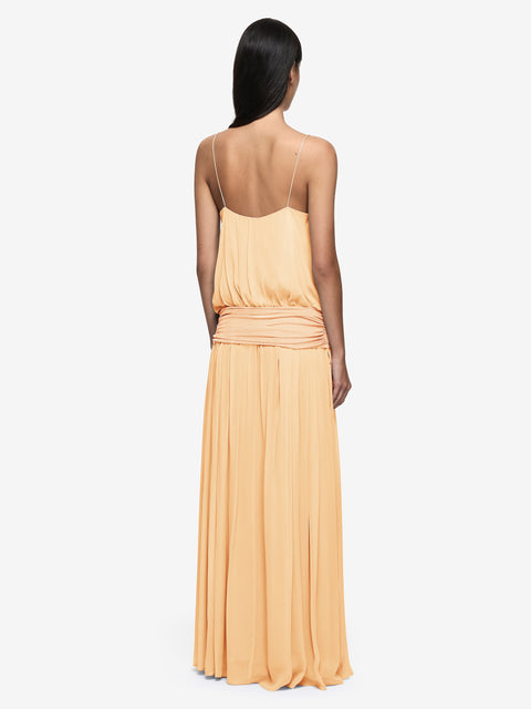 CAMILLE BLOUSON DRESS - SHERBET