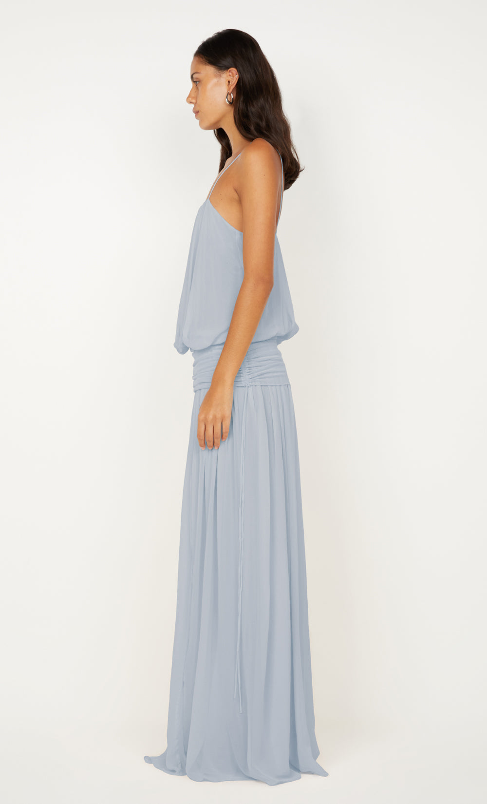 CAMILLE BLOUSON DRESS - CLOUD BLUE 8 CAMILLE BLOUSON DRESS - CLOUD BLUE 8