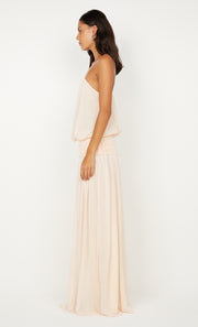 CAMILLE BLOUSON DRESS - PEACH