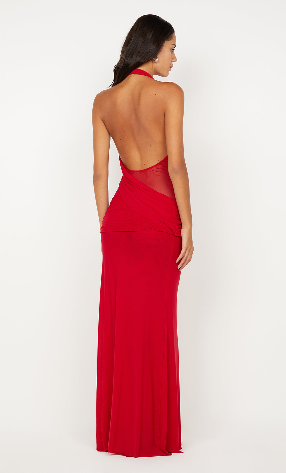 DEIJA HALTER MAXI DRESS - STRAWBERRY