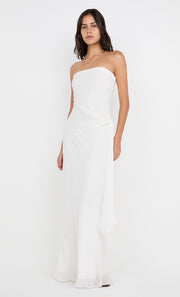 SONEVA STRAPLESS MAXI DRESS - IVORY