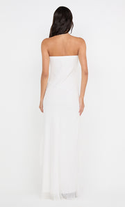SONEVA STRAPLESS MAXI DRESS - IVORY