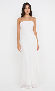 SONEVA STRAPLESS MAXI DRESS - IVORY