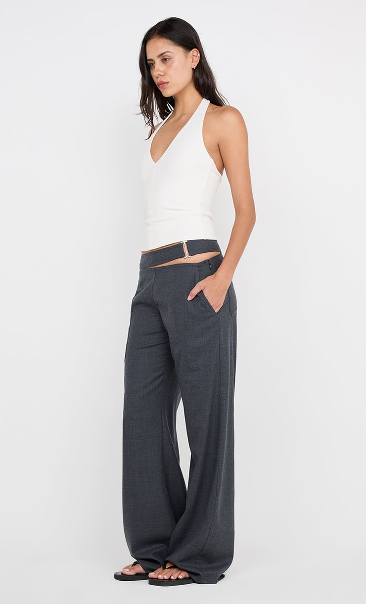 IONE HALTER TOP - IVORY