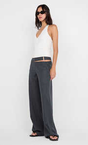 IONE HALTER TOP - IVORY