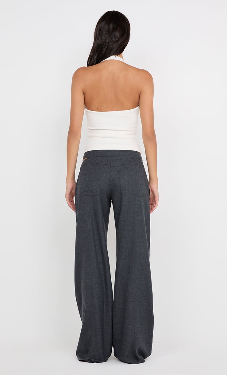 IONE HALTER TOP - IVORY