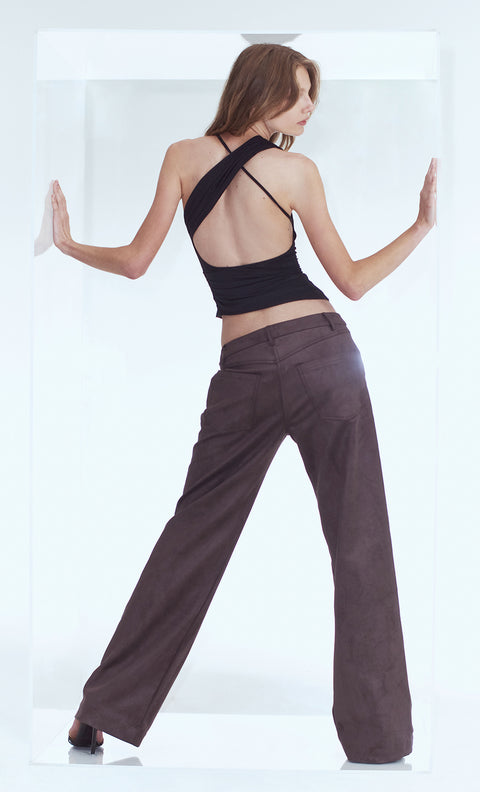 BREE ASYM TOP - BLACK