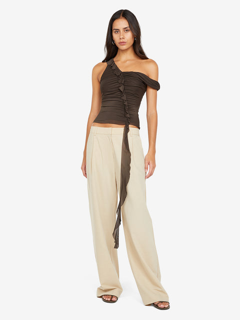 BLAINE ASYM TOP - CEDAR