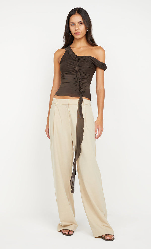 BLAINE ASYM TOP - CEDAR
