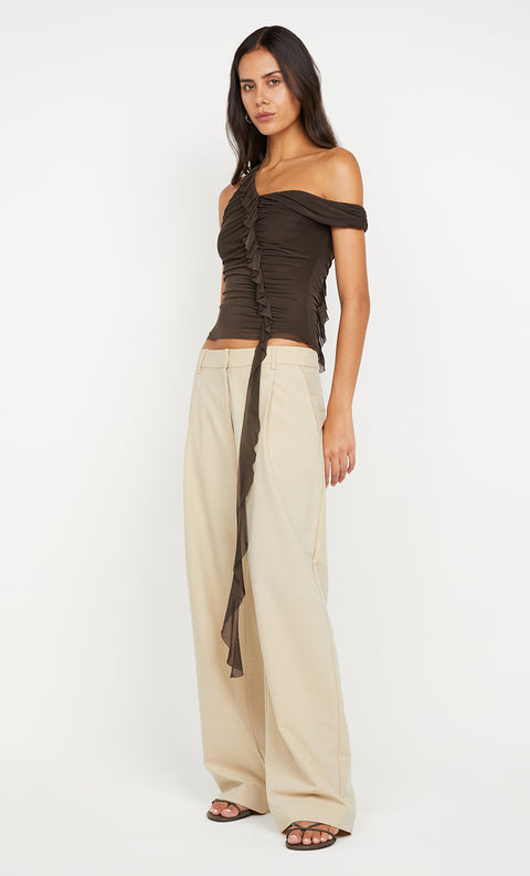BLAINE ASYM TOP - CEDAR