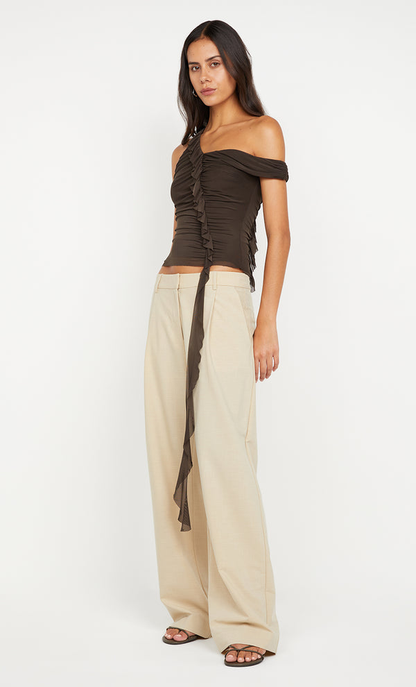 BLAINE ASYM TOP - CEDAR