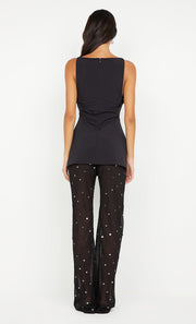 DOMENIC BOATNECK TOP - BLACK
