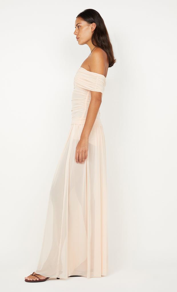 CAMILLE OFFSHOULDER TOP - PEACH