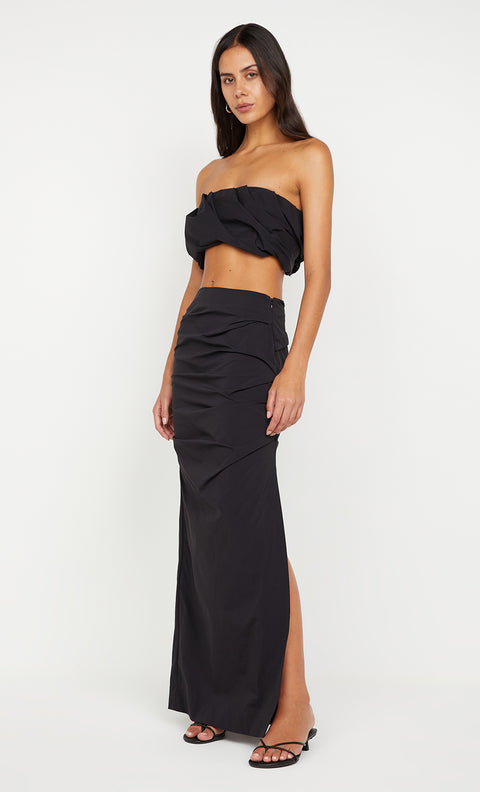DOMENIC MAXI SKIRT - BLACK