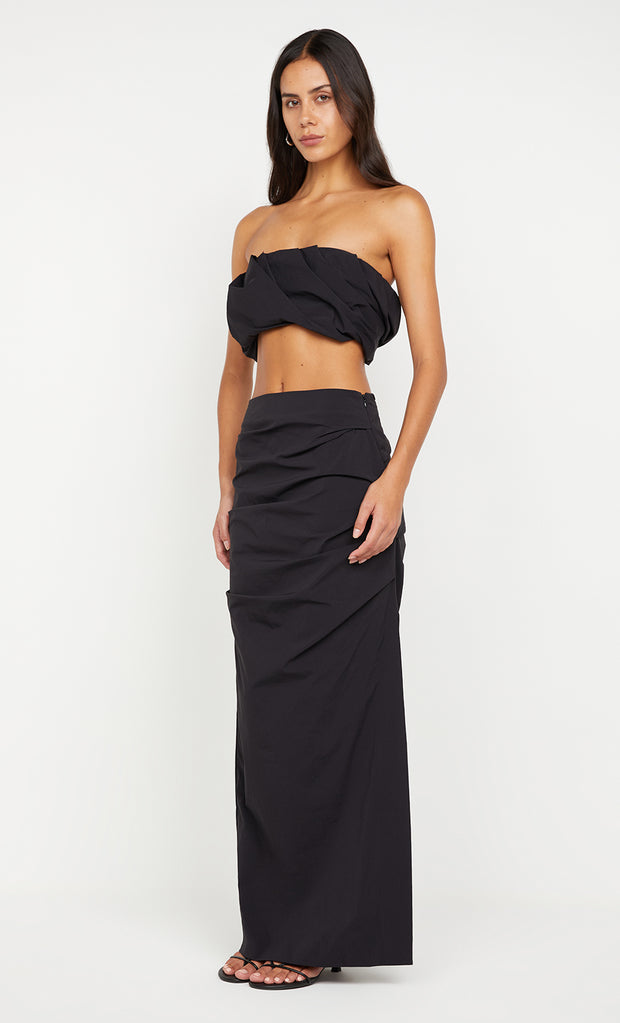 DOMENIC MAXI SKIRT - BLACK