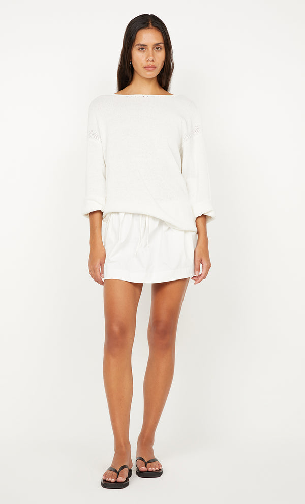 DANTE MINI SKIRT - IVORY