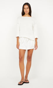 DANTE MINI SKIRT - IVORY