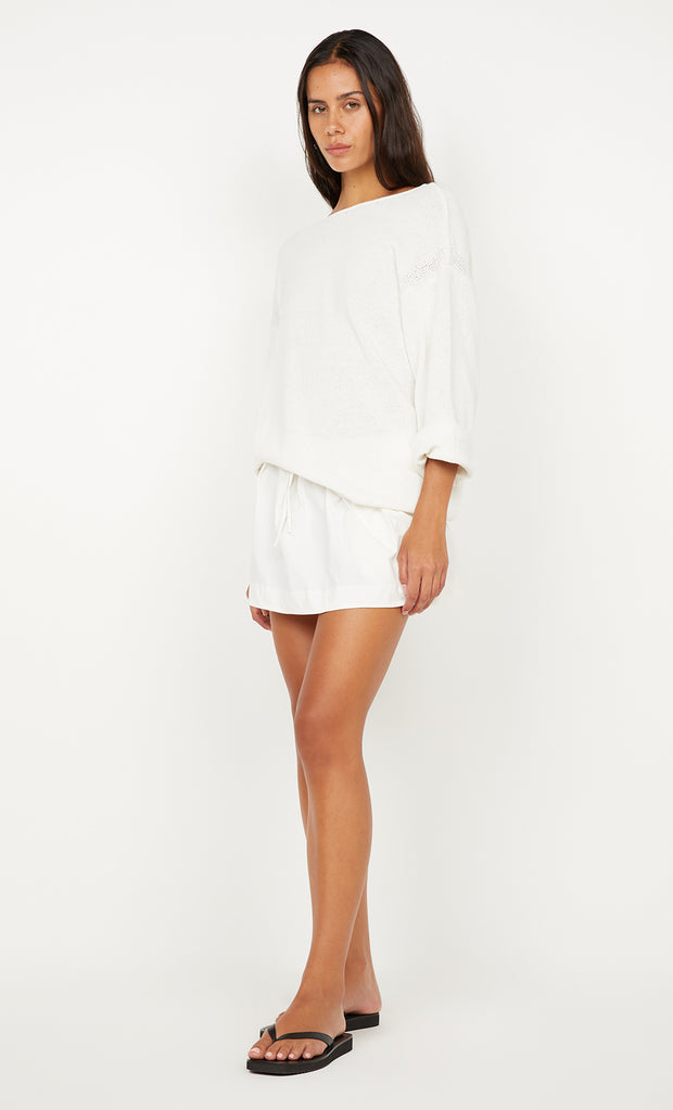 DANTE MINI SKIRT - IVORY