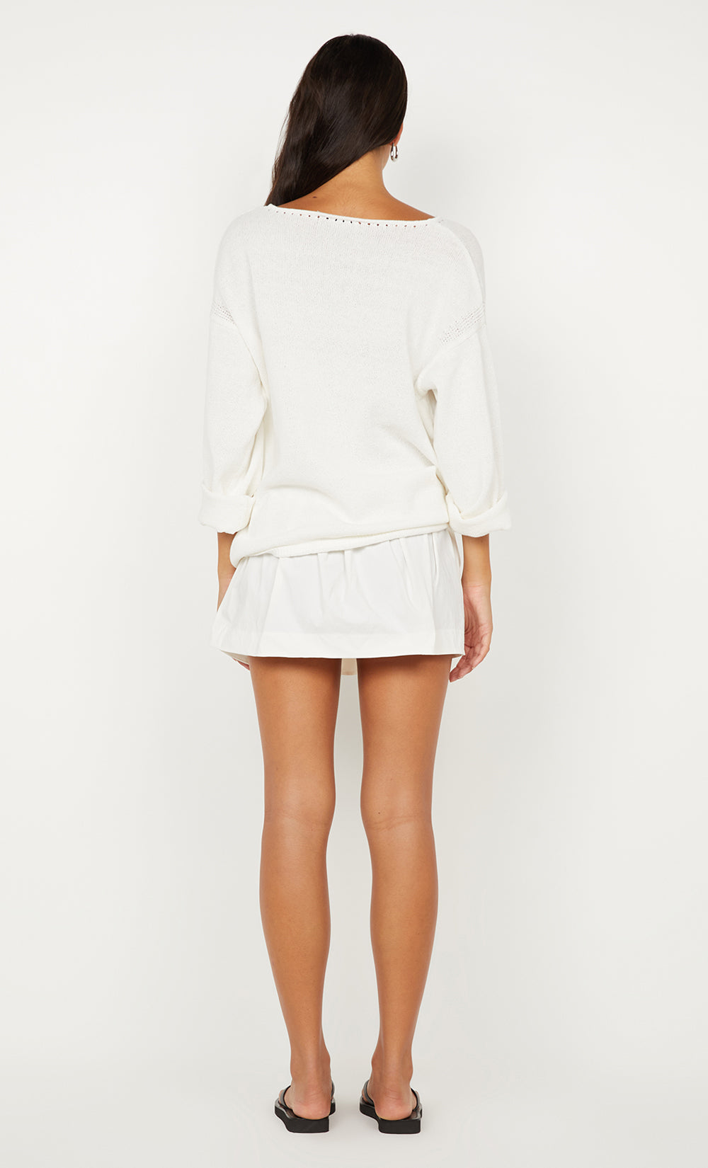 DANTE MINI SKIRT - IVORY