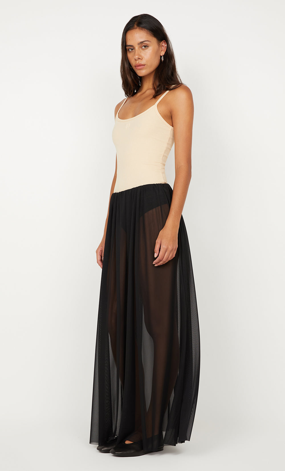 CAMILLE MAXI SKIRT - BLACK