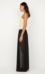 CAMILLE MAXI SKIRT - BLACK