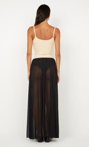 CAMILLE MAXI SKIRT - BLACK