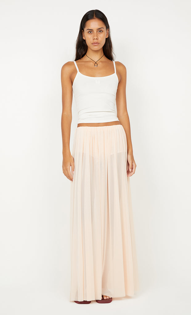 CAMILLE MAXI SKIRT - PEACH