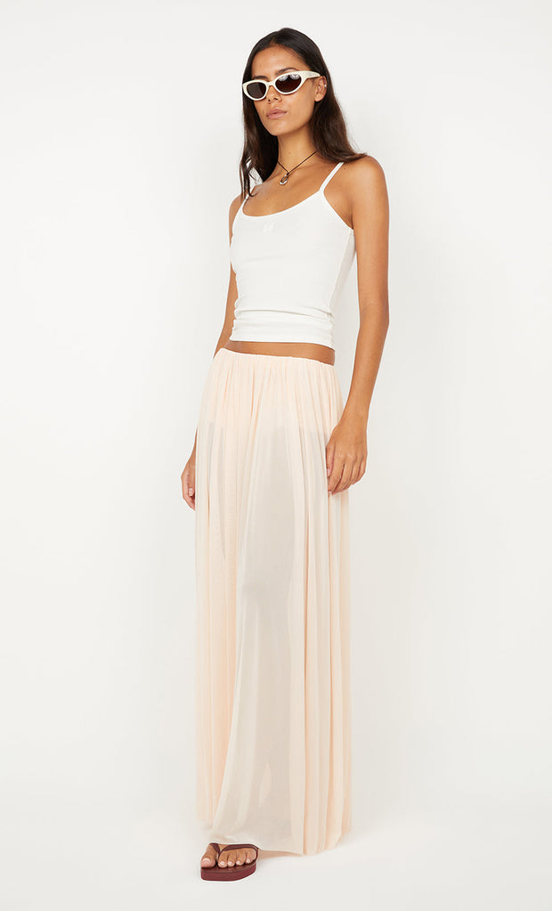 CAMILLE MAXI SKIRT - PEACH
