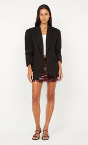 CELESTIA MINI SKIRT - PLUM