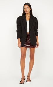 CELESTIA MINI SKIRT - PLUM