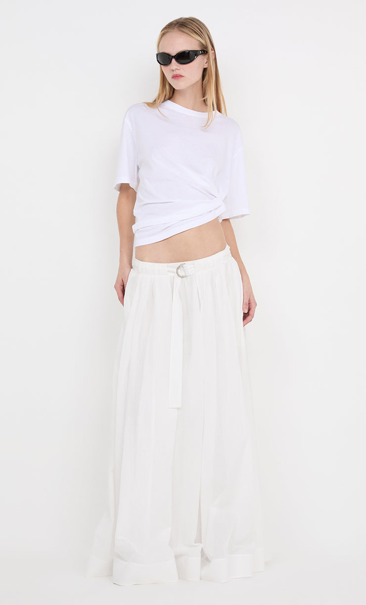 LYNNA MAXI SKIRT - WHITE