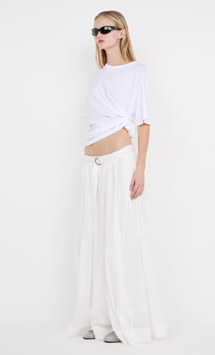 LYNNA MAXI SKIRT - WHITE