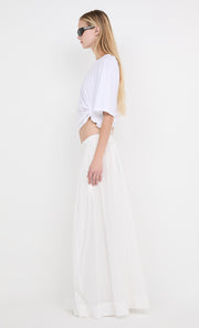 LYNNA MAXI SKIRT - WHITE