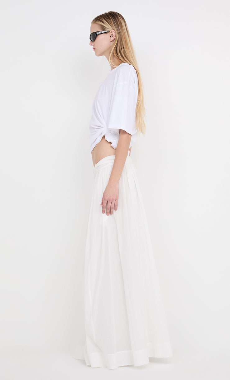 LYNNA MAXI SKIRT - WHITE