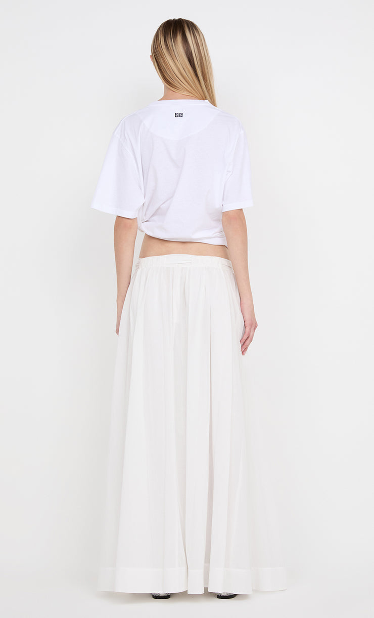 LYNNA MAXI SKIRT - WHITE