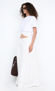 LYNNA MAXI SKIRT - WHITE