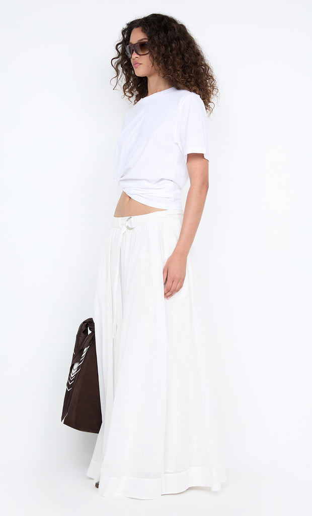 LYNNA MAXI SKIRT - WHITE