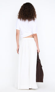 LYNNA MAXI SKIRT - WHITE